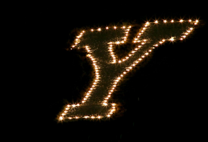 Lighting the Y BYU