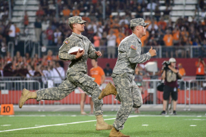 Virginia Tech Game Ball Run Homecoming Tradition